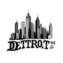 detroit city skyline tattoo design idea