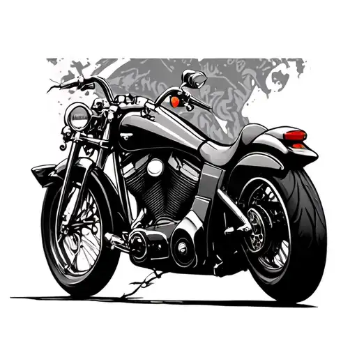Harley Davidson tattoo design idea