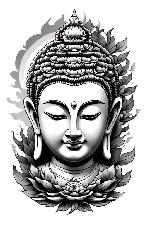 Buddhist inspired tattoo tattoo design idea