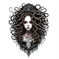 medusa tattoo design idea