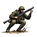 Infantry tattoo design idea