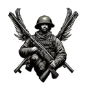 Infantry tattoo design idea