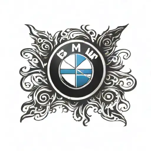 bmw logo tattoo design idea