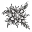 Edelweiss tattoo design idea