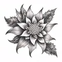 Edelweiss tattoo design idea