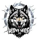 "shadow wolf pack" "shadow wolf pack" wolf with lightning tattoo design idea