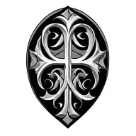 Chi Rho christogram tattoo design idea