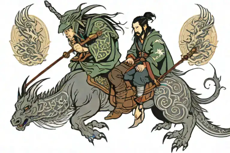 lotr tattoo design idea