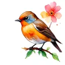 Robin tattoo design idea