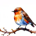 Robin tattoo design idea