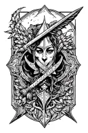 Templar tattoo design idea