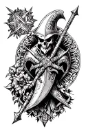 Templar tattoo design idea