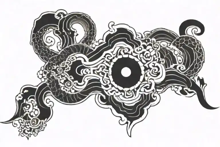 loyalty in japanese tattoo design idea