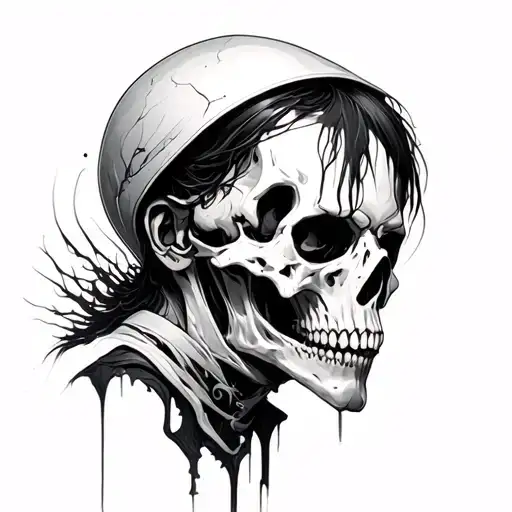 death stranding game tattoo design idea