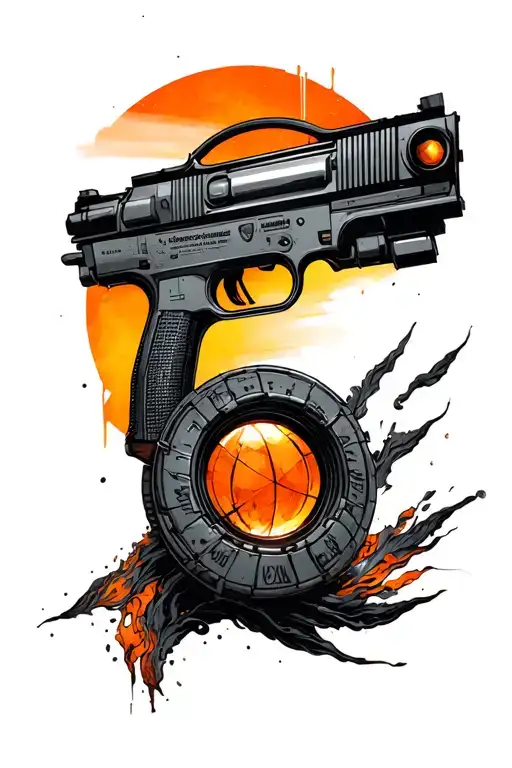 The fifth Element Movie tattoo design idea