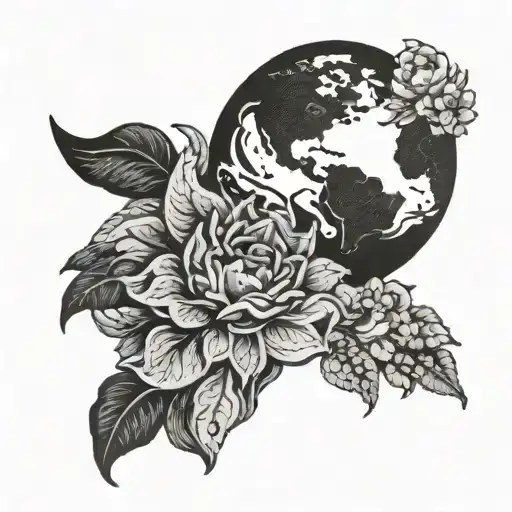 Mother Earth tattoo design idea