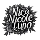 "nica nicole luna" name tattoo tattoo design idea