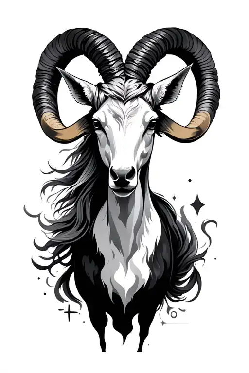 sagittarius aries tattoo design idea
