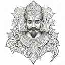 Akbar tattoo design idea