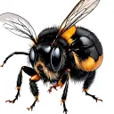 Bumble Bee tattoo design idea