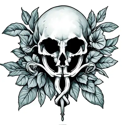 Ovarian Cancer tattoo design idea