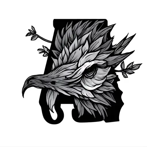 alabama tattoo design idea