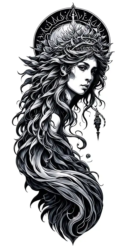 Aquarius tattoo design idea