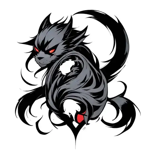 anbu black op upper arm tattoo design idea