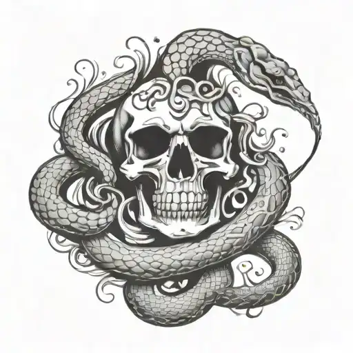 Voodoo, snakes, music, traveling, fire, air,earth,water tattoo design idea