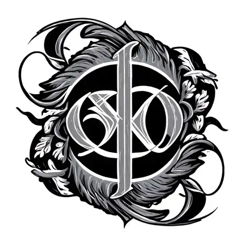 Two Word Ambigram Generator tattoo design idea