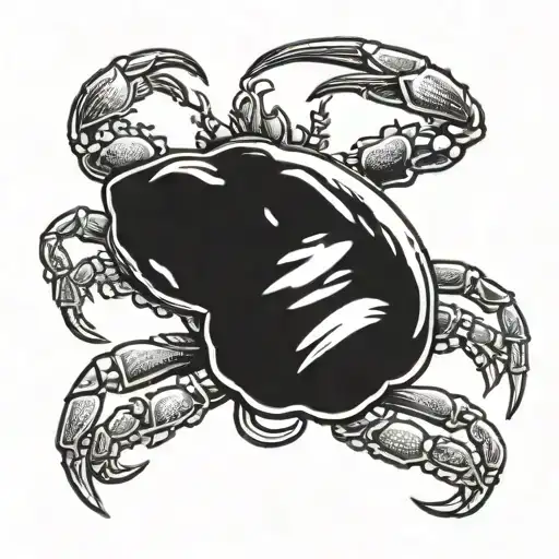 born date 23. 07. 45 with a crab  tattoo design idea
