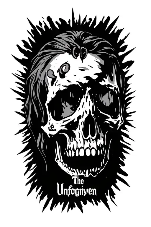 "THE UNFØRGIVEN " Unforgiven tattoo design idea