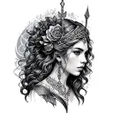 Frigg tattoo design idea