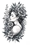 Creating a tattoo design with meaningful elements is a beautiful way to honor someone. Here’s a conceptual description f tattoo design idea