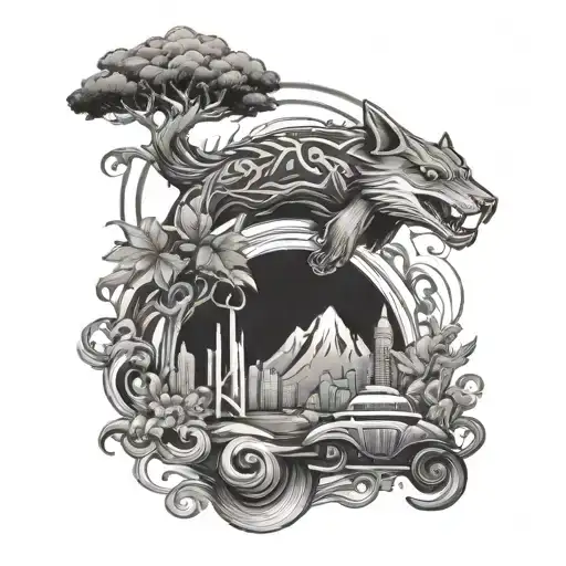 Bay Area tattoo design idea