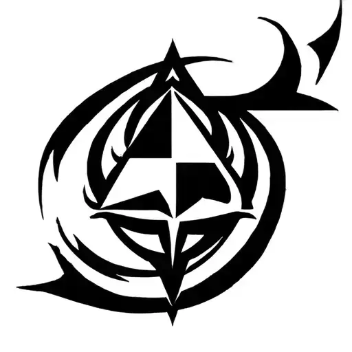 triforce emblem tattoo design idea