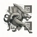 ancient egypt,judo,arabic words tattoo design idea