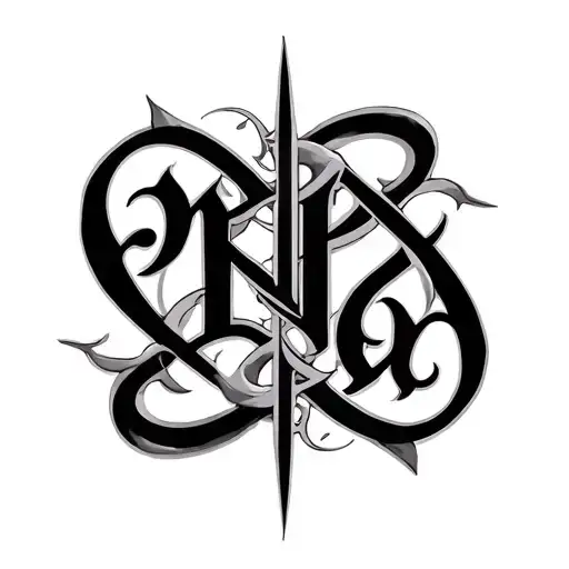 Ambigram kephart and thacker tattoo design idea