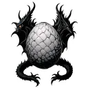 Dragon Egg tattoo design idea