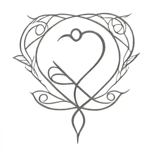 eating disorder awareness symbol tattoo design idea