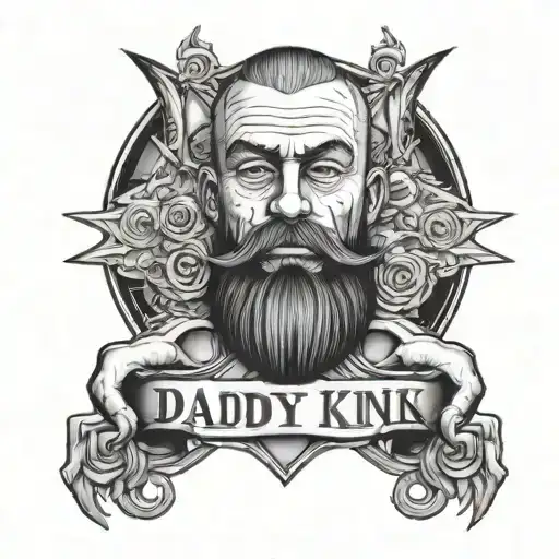 daddy kink tattoo design idea