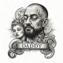 daddy kink tattoo design idea