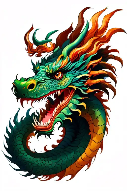Filipino Dragon tattoo design idea