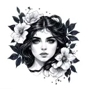 mary edwin infinito con nombres tattoo design idea