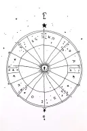 Natal Chart tattoo design idea
