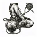 Shibari tattoo design idea