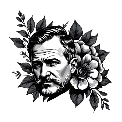 Dad Memorial tattoo design idea