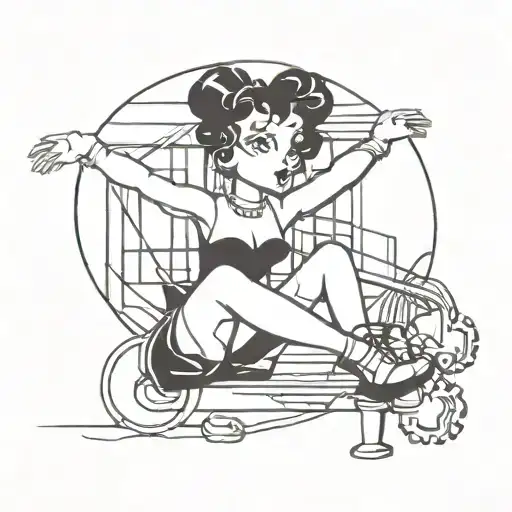 Betty boop bondage BDSM all things tattoo design idea