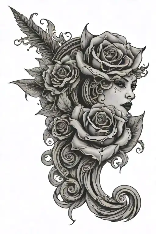 born in Georgia tattoo design idea