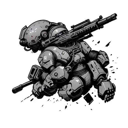 Helldivers 2 Hellbomb stratagem code tattoo design idea